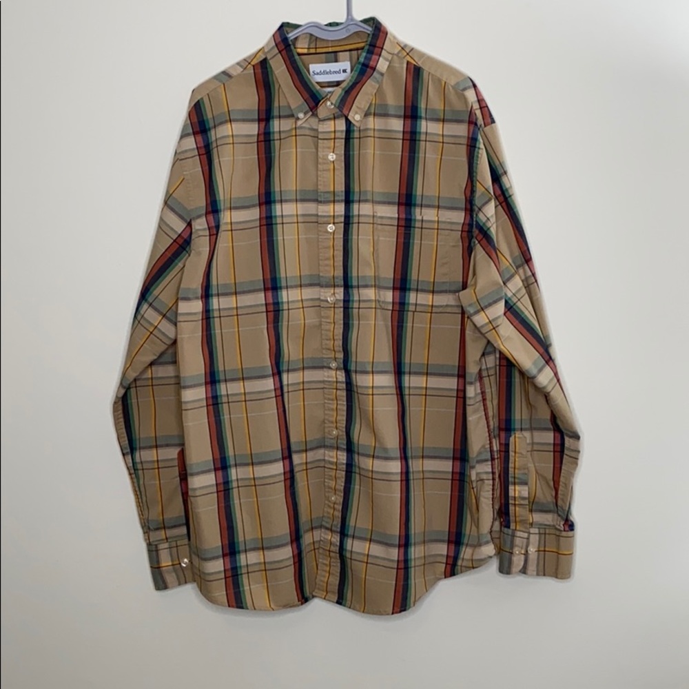Saddlebred Classic Fit long sleeve shirt mens XL